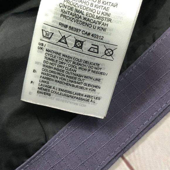 Adidas Women Falcon Full Zip Cropped Track Jacket Size Medium Purple M123 -17 - Picture 9 of 16